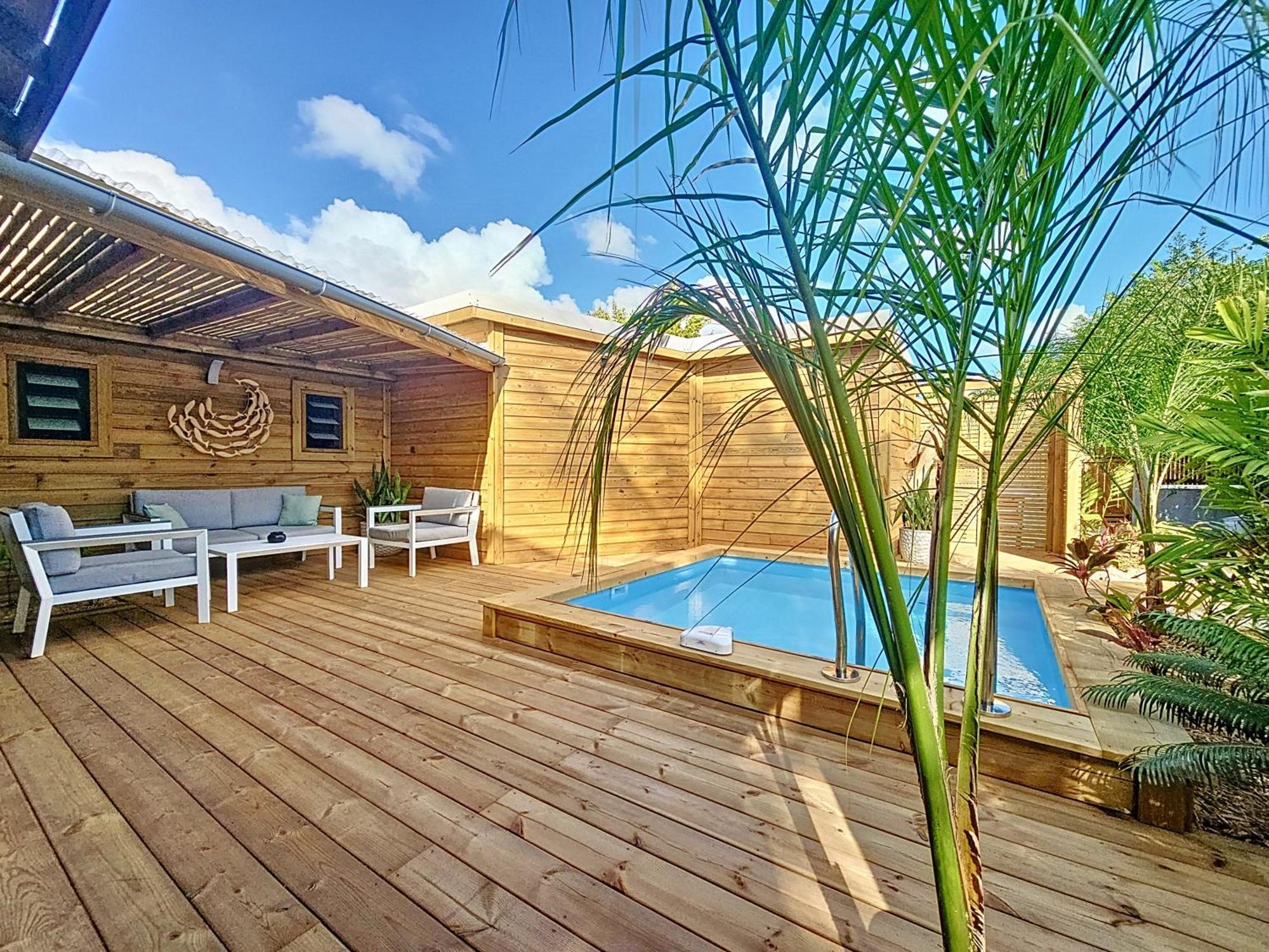 Villa L'Anjou Creole A Sainte Anne En Guadeloupe Avec Piscine Privee Et 2 Chambres Pour 4 Personnes Exteriér fotografie