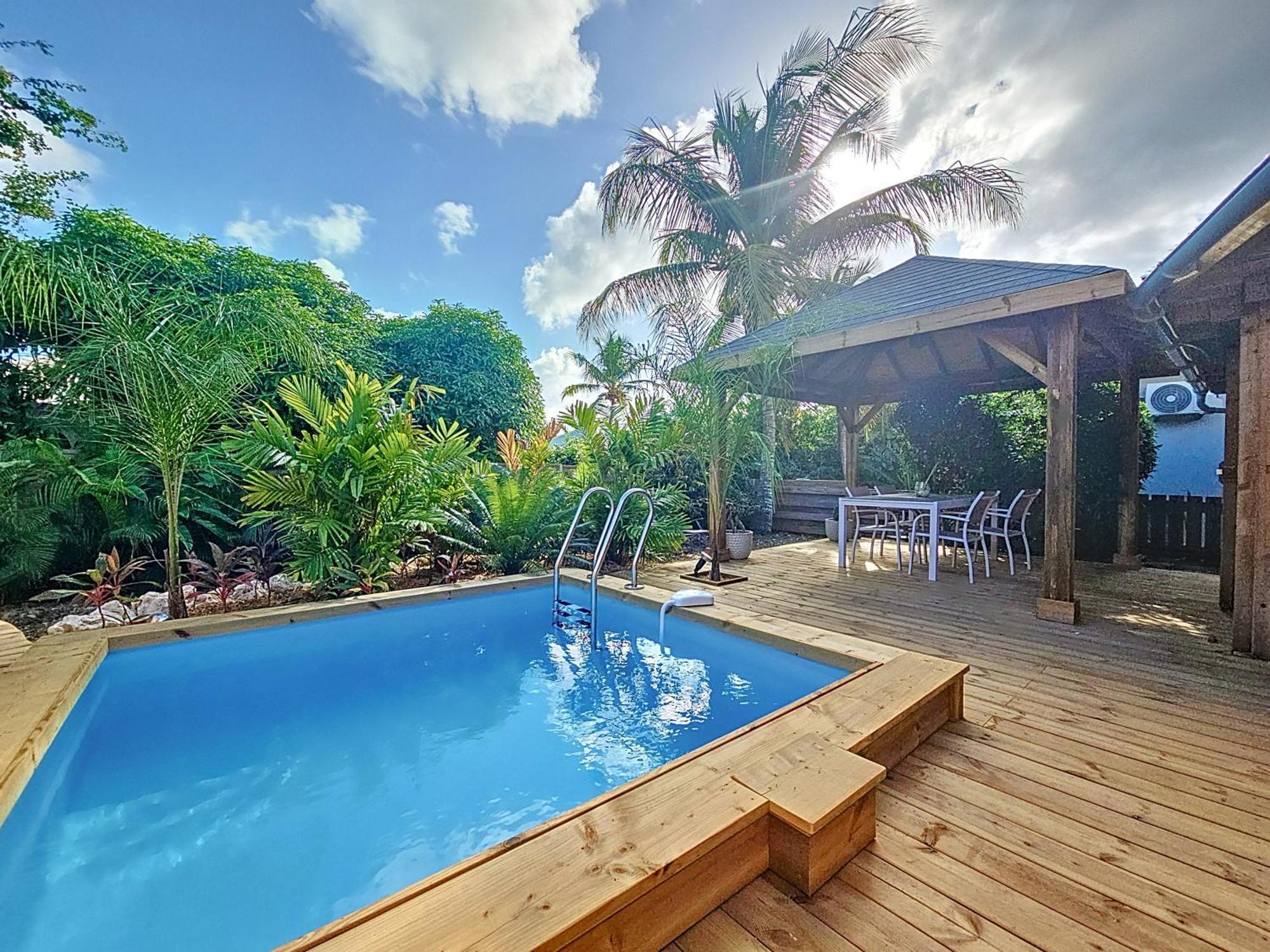 Villa L'Anjou Creole A Sainte Anne En Guadeloupe Avec Piscine Privee Et 2 Chambres Pour 4 Personnes Exteriér fotografie