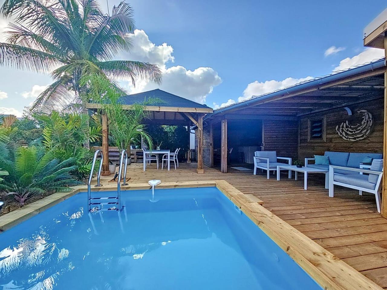 Villa L'Anjou Creole A Sainte Anne En Guadeloupe Avec Piscine Privee Et 2 Chambres Pour 4 Personnes Exteriér fotografie